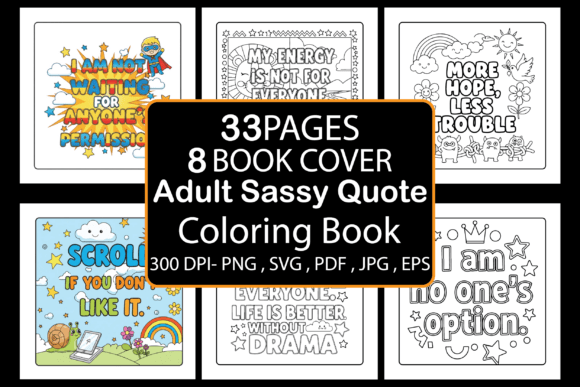 Download Adult Sassy Quote Coloring Book - K Collection