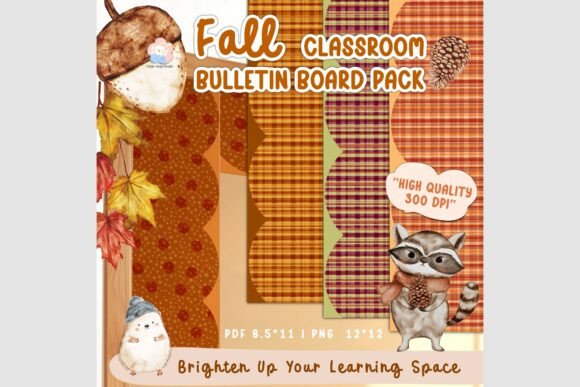 Download Autumn Classroom Bulletin Board Pack - K Collection