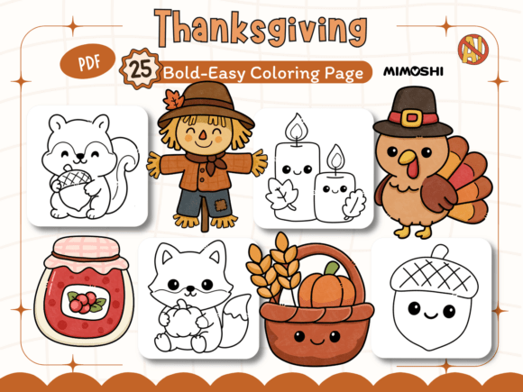 Download Thanksgiving Coloring Pages - K Collection