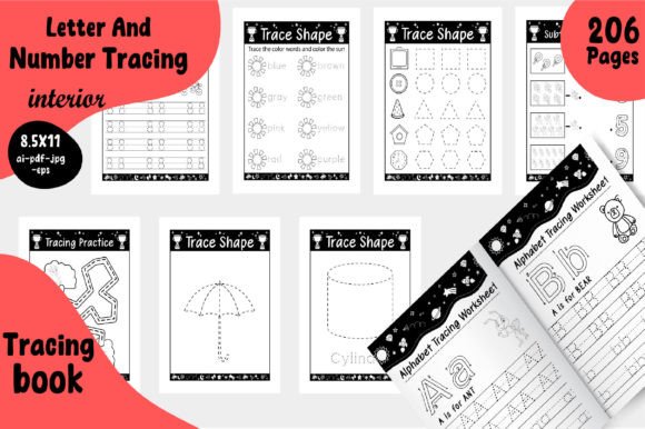 Download Alphabet and Number Tracing Workbook - K Collection