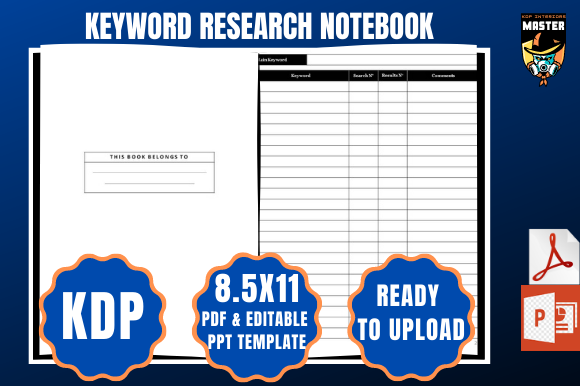 Download KDP Keyword Research Notebook - K Collection