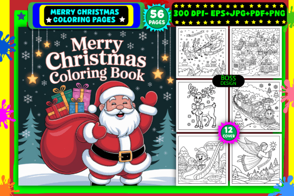 Download 🎄 Merry Christmas Coloring Pages - Coloring Collection