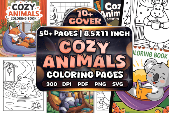 Download 50+ Cozy Animals Coloring Pages - Coloring Collection