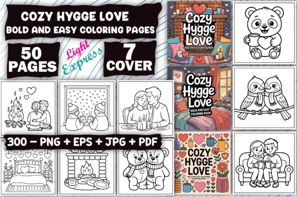 Download Cozy Hygge Love Coloring Pages - Coloring Collection
