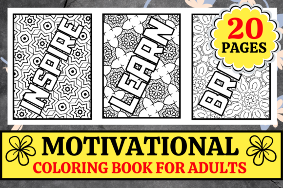 Download Motivational Coloring Book for Adults - K Collection