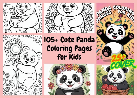 Download 105+ Cute Panda Coloring Pages for Kids - K Collection