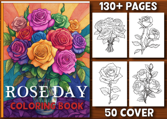 Download 130+ Rose Day Coloring Book Pages - K Collection