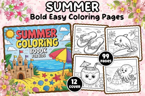 Download SUMMER COLORING BOOK for KIDS - K Collection
