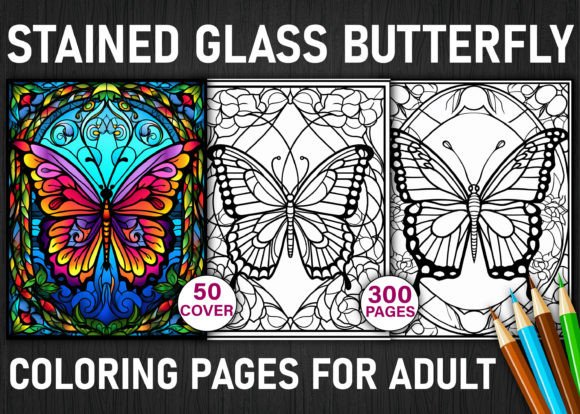 Download Stained Glass Butterfly Coloring Pages - Coloring Collection