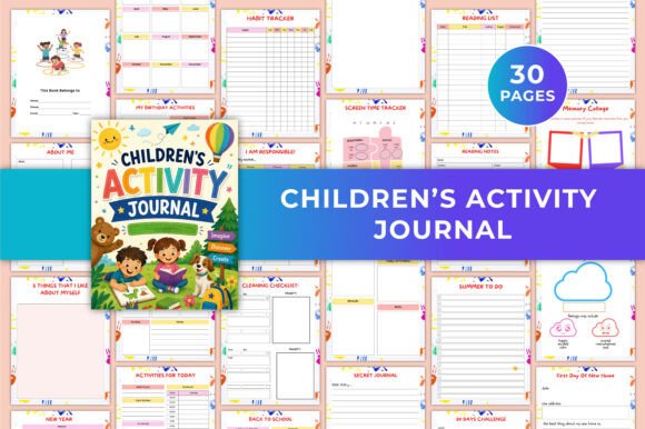 Download Children’s Activity Journal KDP Graphic - K Collection