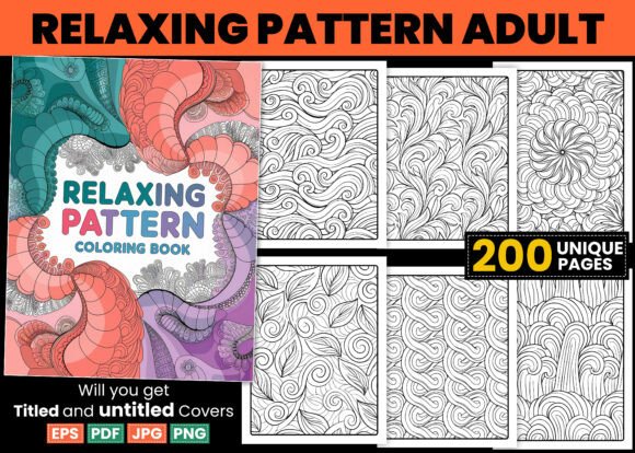 Download Relaxing Pattern Adult Coloring Book - K Collection
