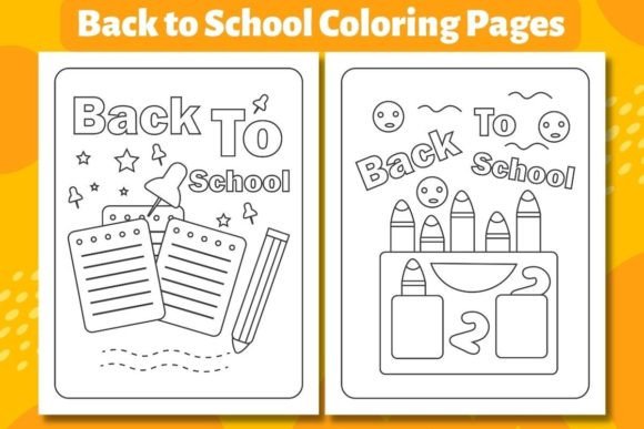 Download Back to School Coloring Pages - K Collection