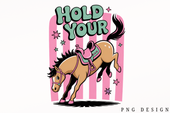 Download Funny Hold Your Cute Horse PNG Design - Funny Collection