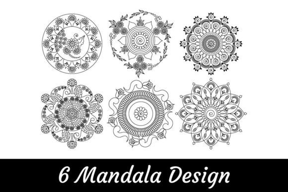 Download Mandala KDP Coloring Book Interior Set - K Collection