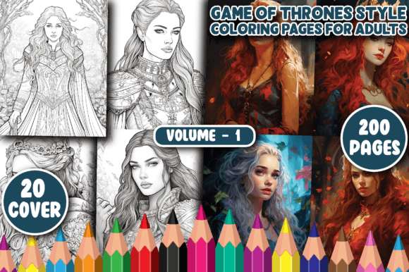 Download 200 Game of Thrones Style Coloring Pages - Coloring Collection