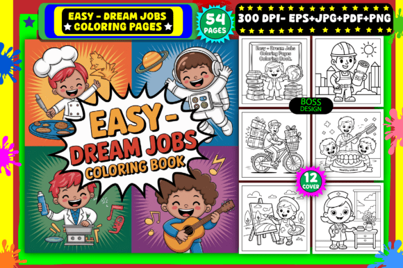 Download Easy - Dream Jobs Coloring Pages - Coloring Collection