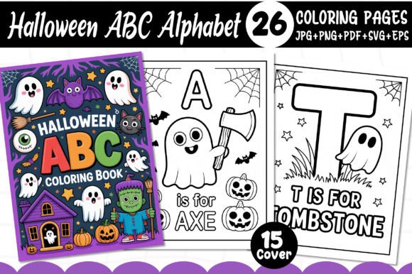 Download Halloween ABC Alphabet Coloring Pages - Coloring Collection