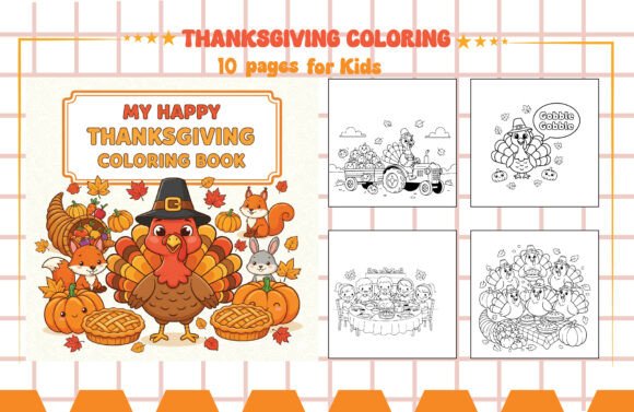 Download Thanksgiving Coloring Book for Kids - K Collection