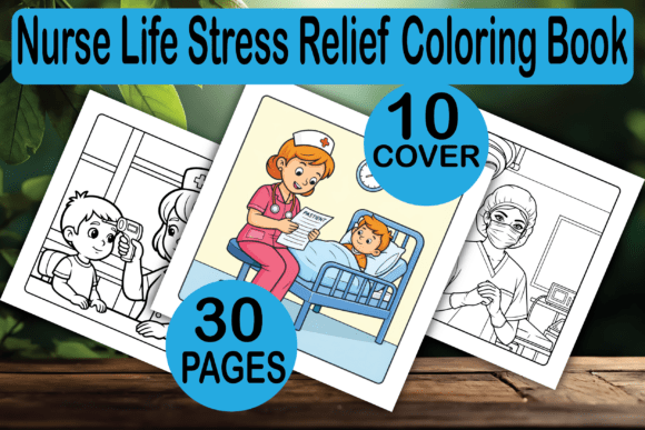 Download Nurse Life Stress Relief Coloring Book - K Collection