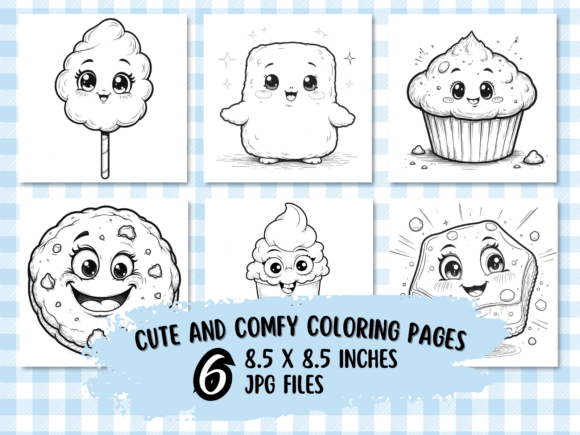 Download Kawaii Sweet Treats Coloring Fun - K Collection