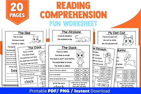 Download Reading Comprehension Worksheets - K Collection