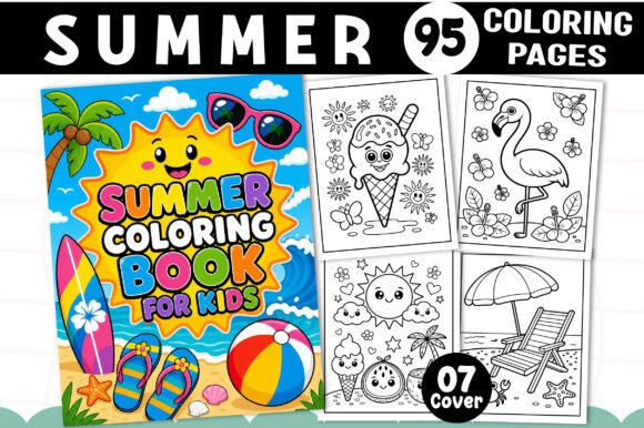 Download SUMMER COLORING BOOK for KIDS - K Collection