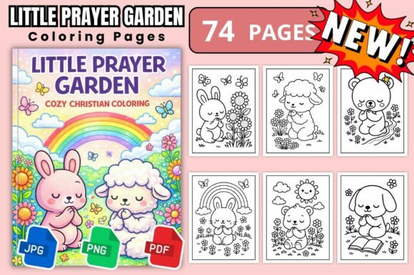 Download Little Prayer Garden Coloring Book Kids - K Collection