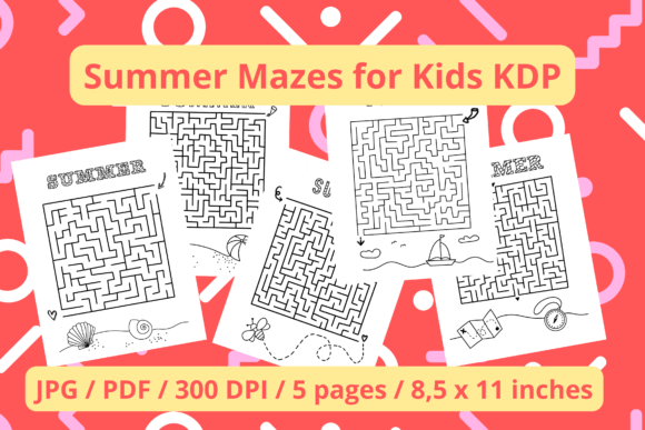 Download Summer Mazes for Kids - K Collection