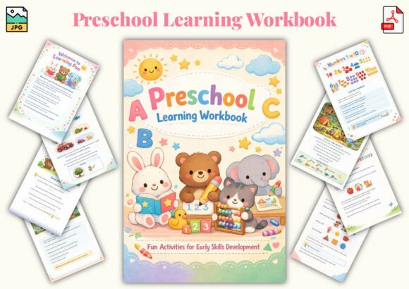 Download Preschool Learning Workbook - K Collection