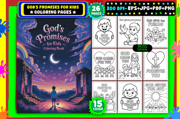 Download God's Promises for Kids Coloring Pages - K Collection