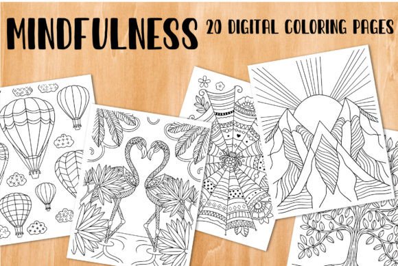 Download Mindfulness Coloring Pages Bundle - Coloring Collection