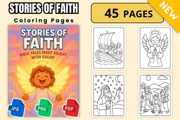 Download Stories of Faith Coloring Book - K Collection