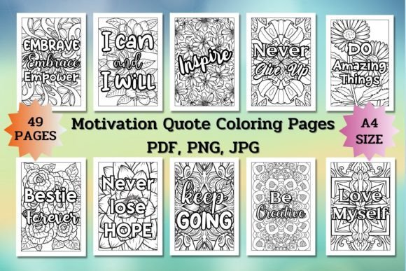 Download 49 Motivational Quote Coloring Pages - Coloring Collection