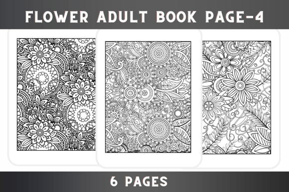 Download Flower Adult Book Page -4 - K Collection