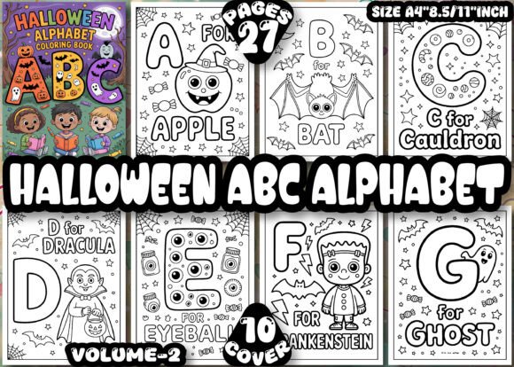 Download 27+Halloween ABC Alphabet Coloring Pages - Coloring Collection