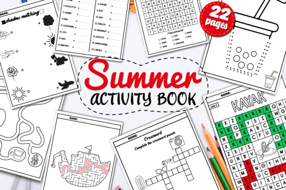 Download Summer Activity Book for Kids Ages 3-5 - K Collection