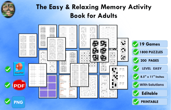 Download The Easy &amp; Relaxing Memory Activity Book - K Collection