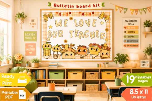 Download Fall Bulletin Board Kit Classroom Decor - K Collection