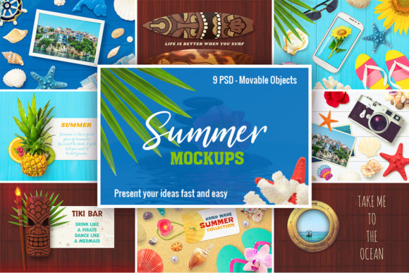 Download Summer Mockups - K Collection