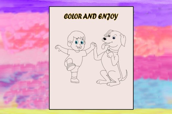 Download Children Coloring Pages for KDP - K Collection