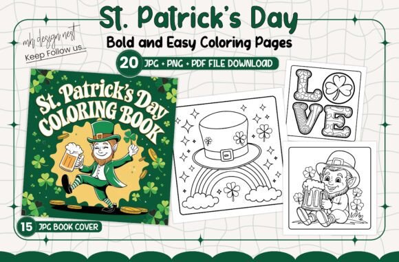 Download St. Patrick's Day Coloring Pages - K Collection