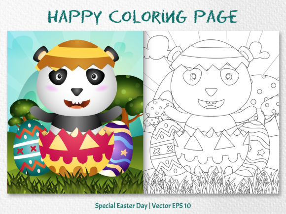 Download A Cute Panda - Coloring Page - Coloring Collection