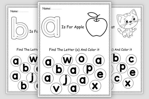 Download Alphabet Recognition Worksheets for Kids - K Collection