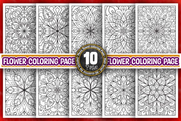 Download Flower Mandala Coloring Page  Interior - Coloring Collection