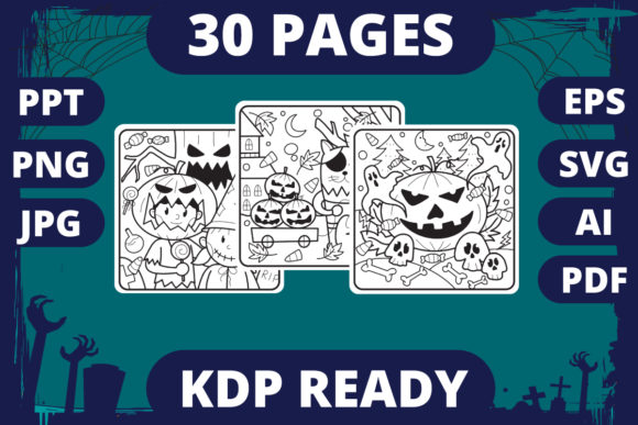 Download KDP | Halloween Coloring Book for Kids 2 - K Collection