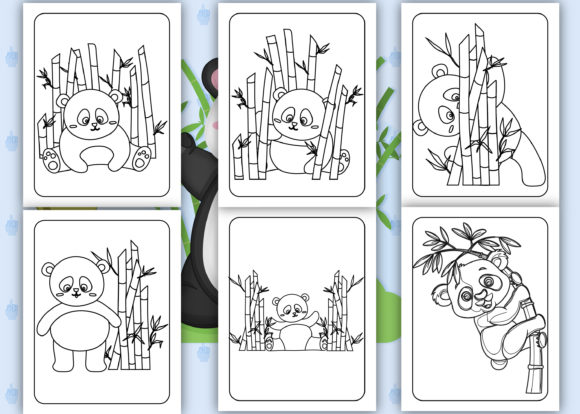 Download Cute Panda Coloring Pages for Kids - K Collection