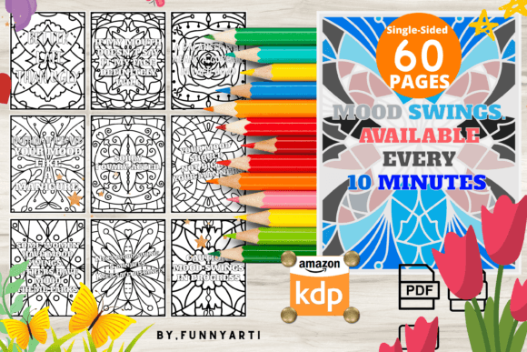 Download Mood Swing Coloring Pages KDP INTERIOR - K Collection