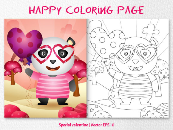 Download A Cute Panda - Coloring Pages - Coloring Collection