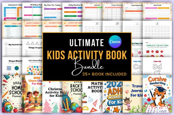 Download Ultimate Kids Activity Book KDP Interior - K Collection