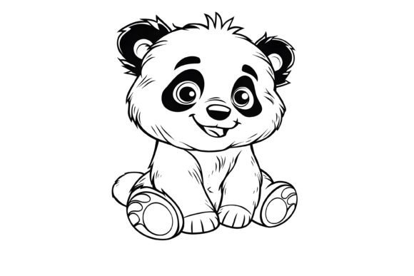 Download Panda Coloring Page for Kids - K Collection